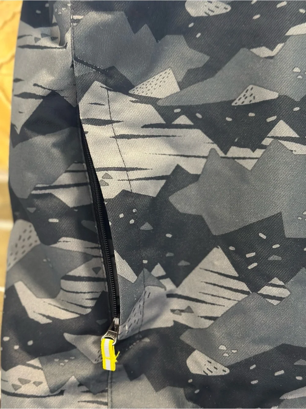 Columbia teens Grey & Black Camouflage Raincoat